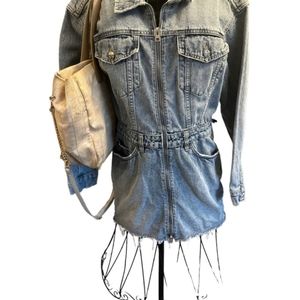 Chanel Blush Pink Large Canvas Tote with an Unbranded Crossbody Strap Added